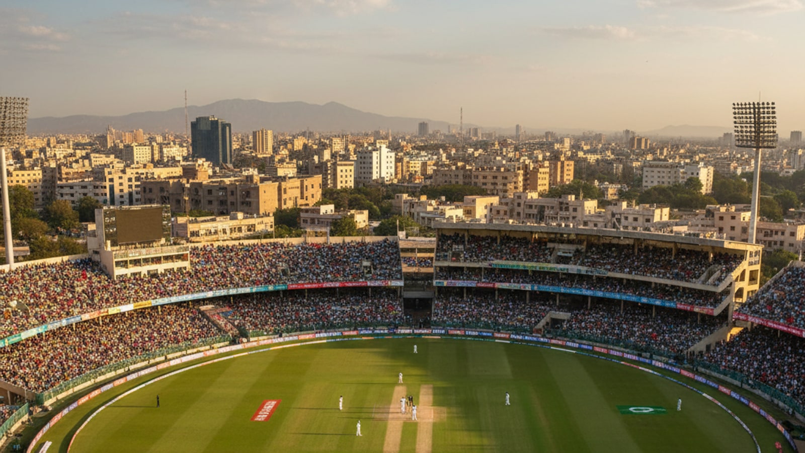 Is there a cricket stadium in Pakistan?