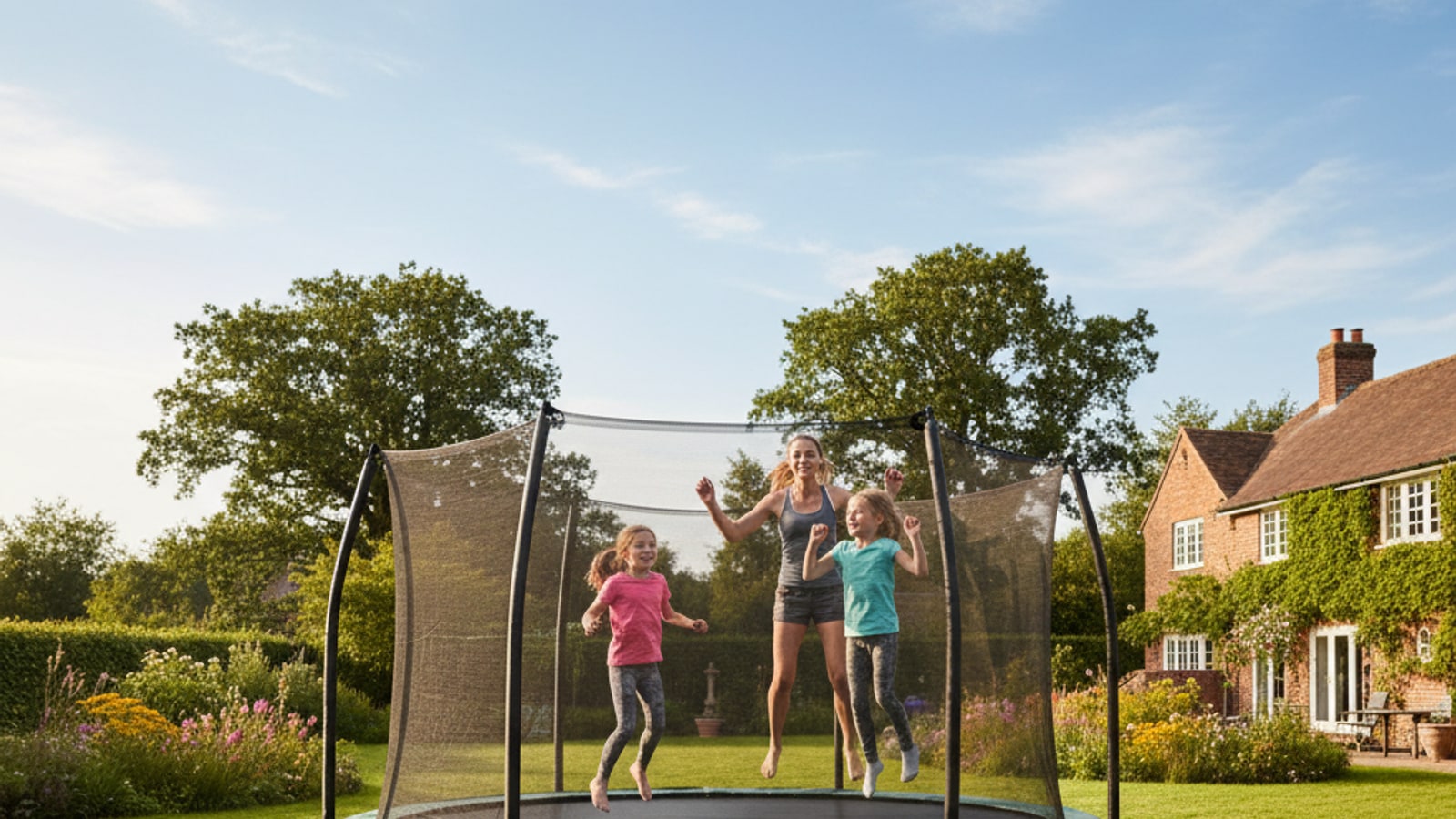 What kind of activity is a garden trampoline?