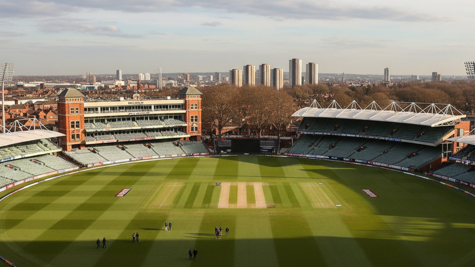 What is the name of the cricket stadium in Manchester?