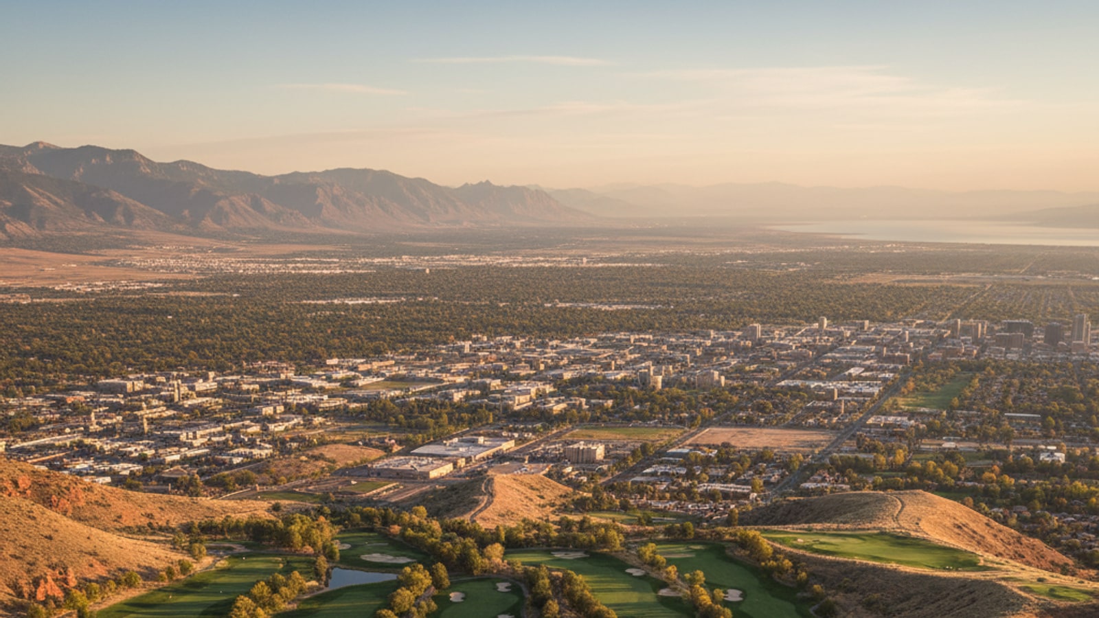How many golf courses are there in Salt Lake City?