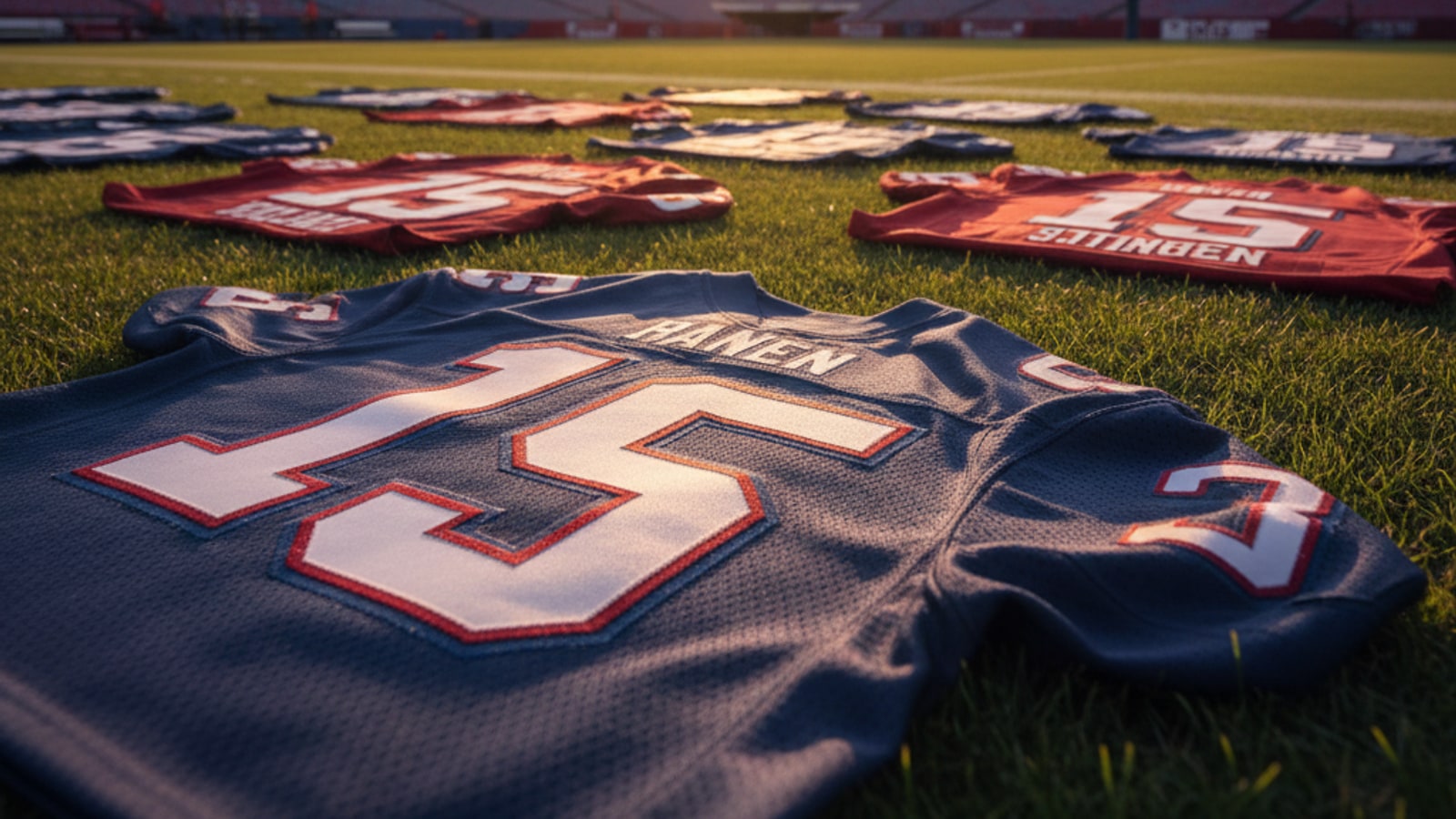 Are there twill numbers on NFL Elite jerseys?