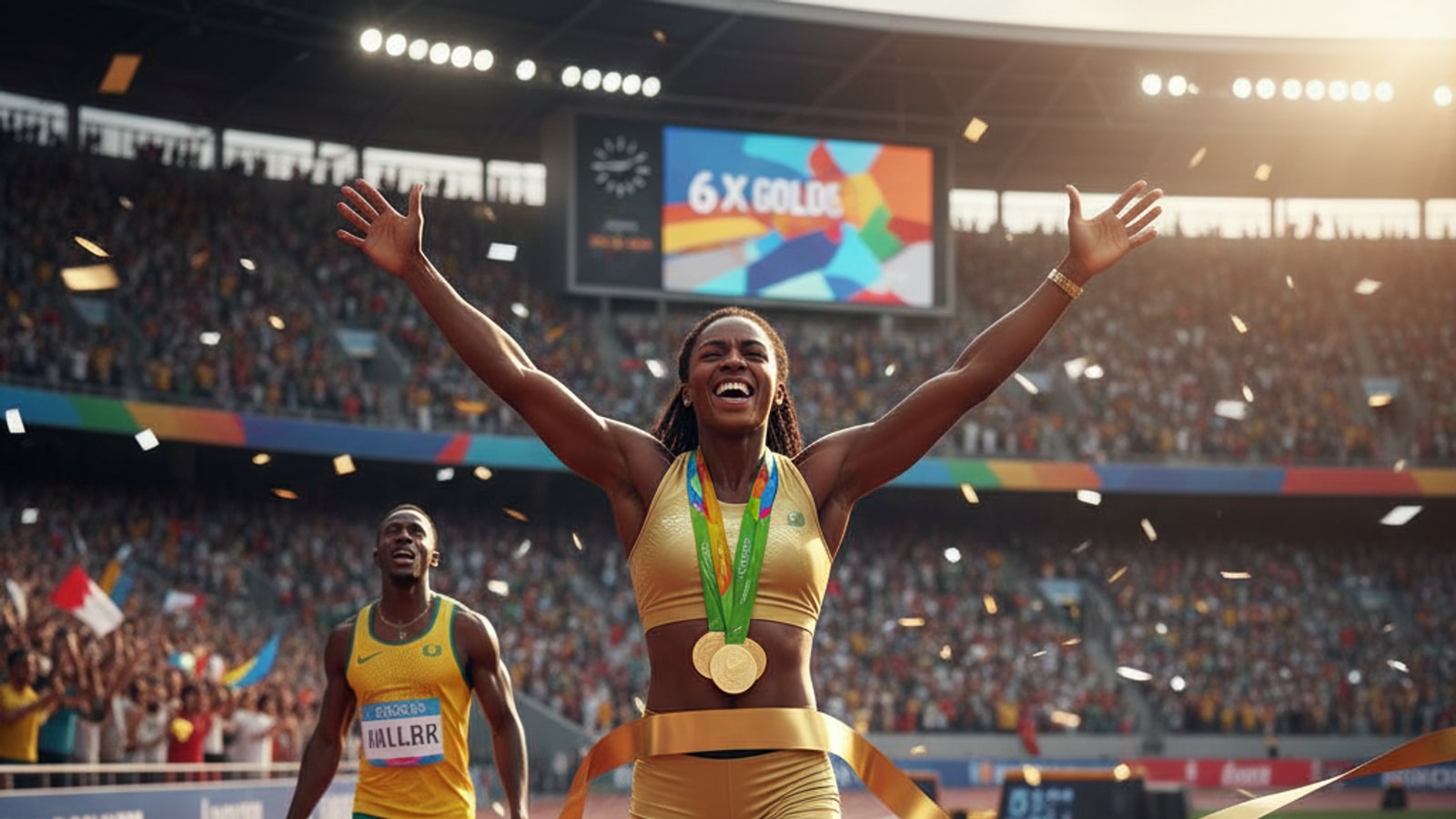 Can a woman beat Usain Bolt?
