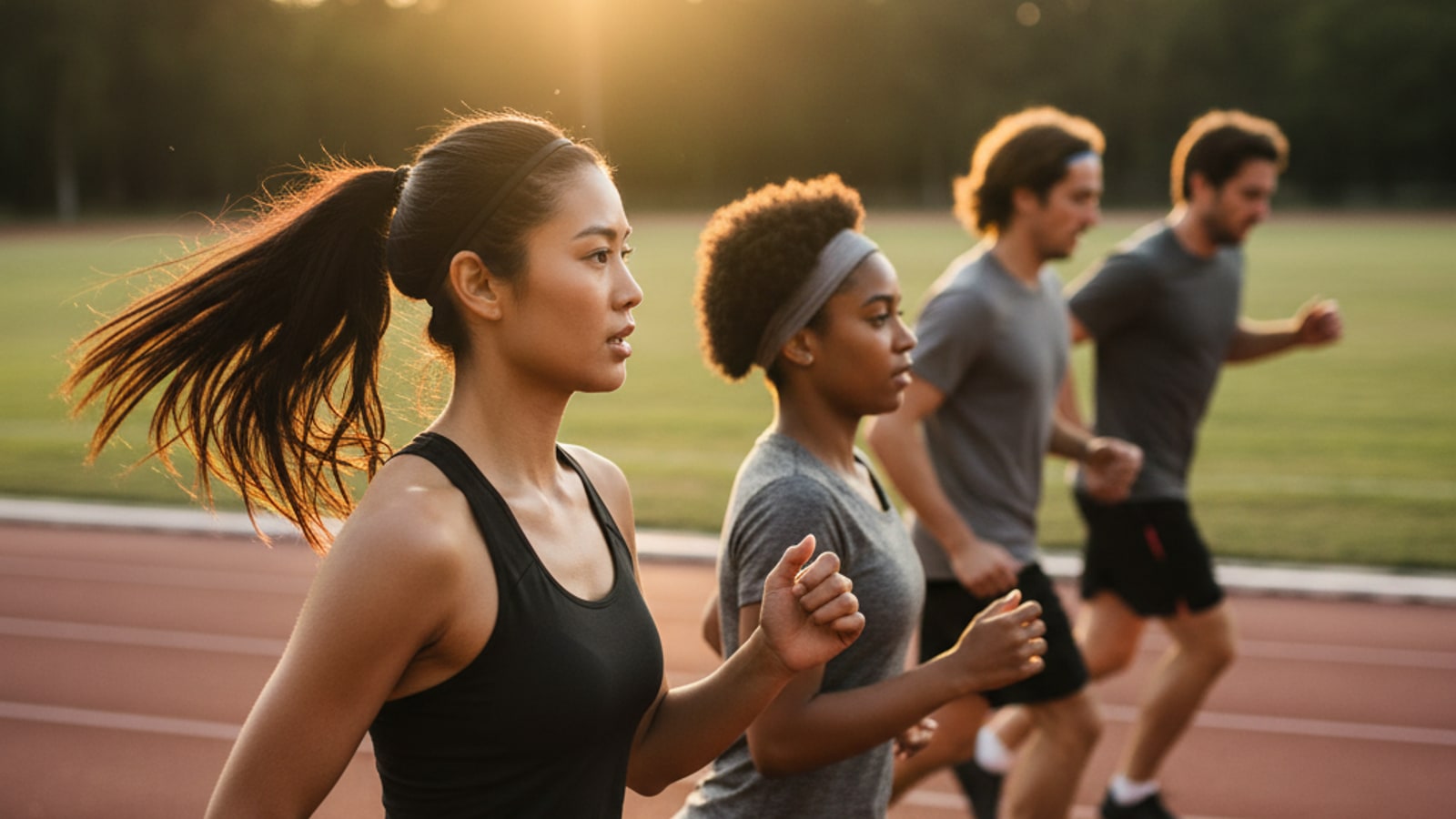 How should I wear my hair for sports?