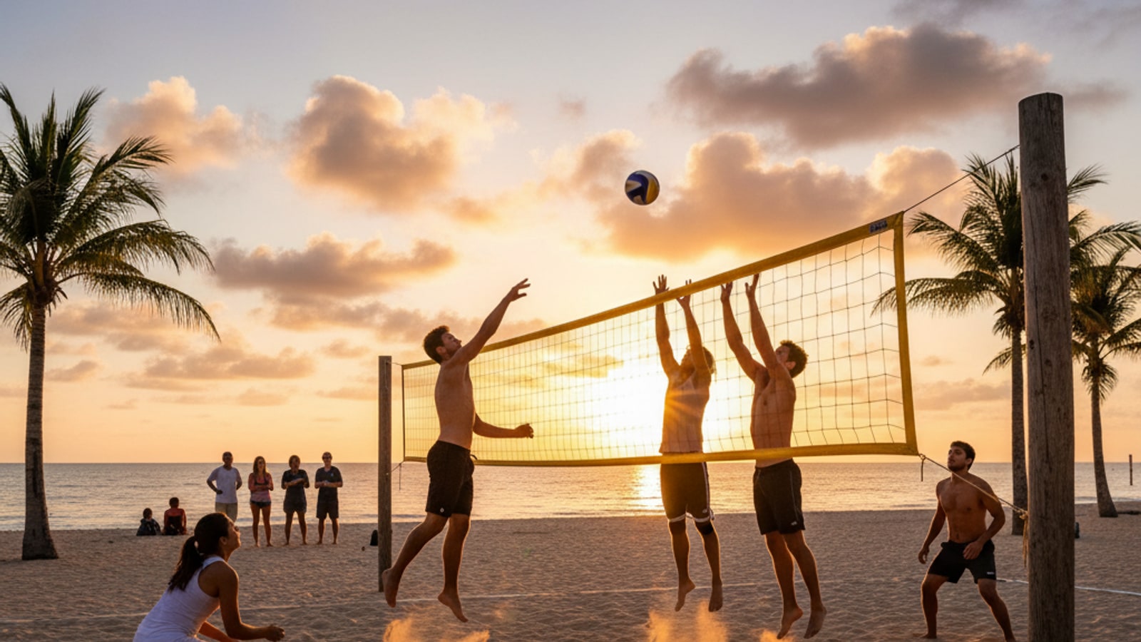 What are the basic rules of volleyball?