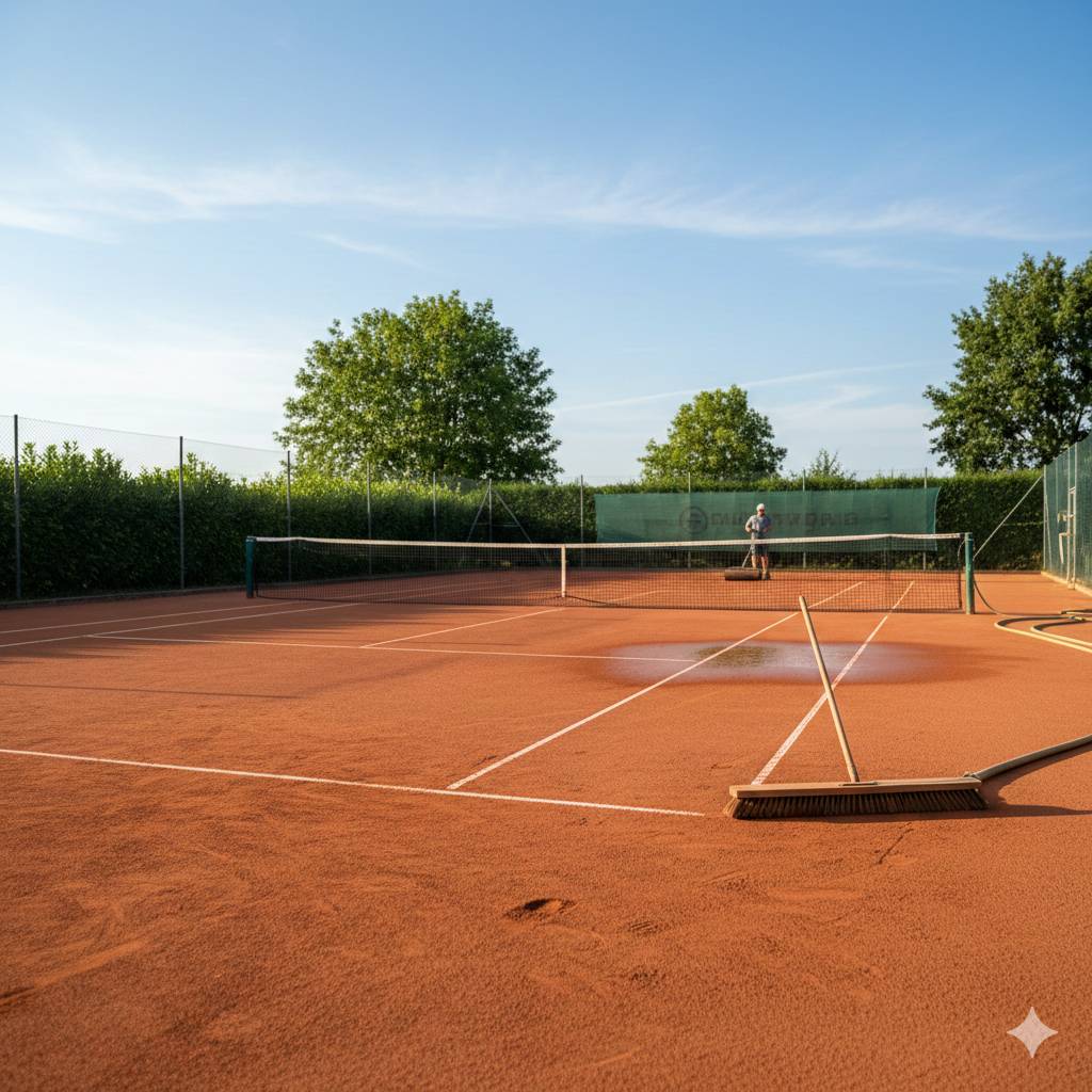 Are clay courts easy to maintain?