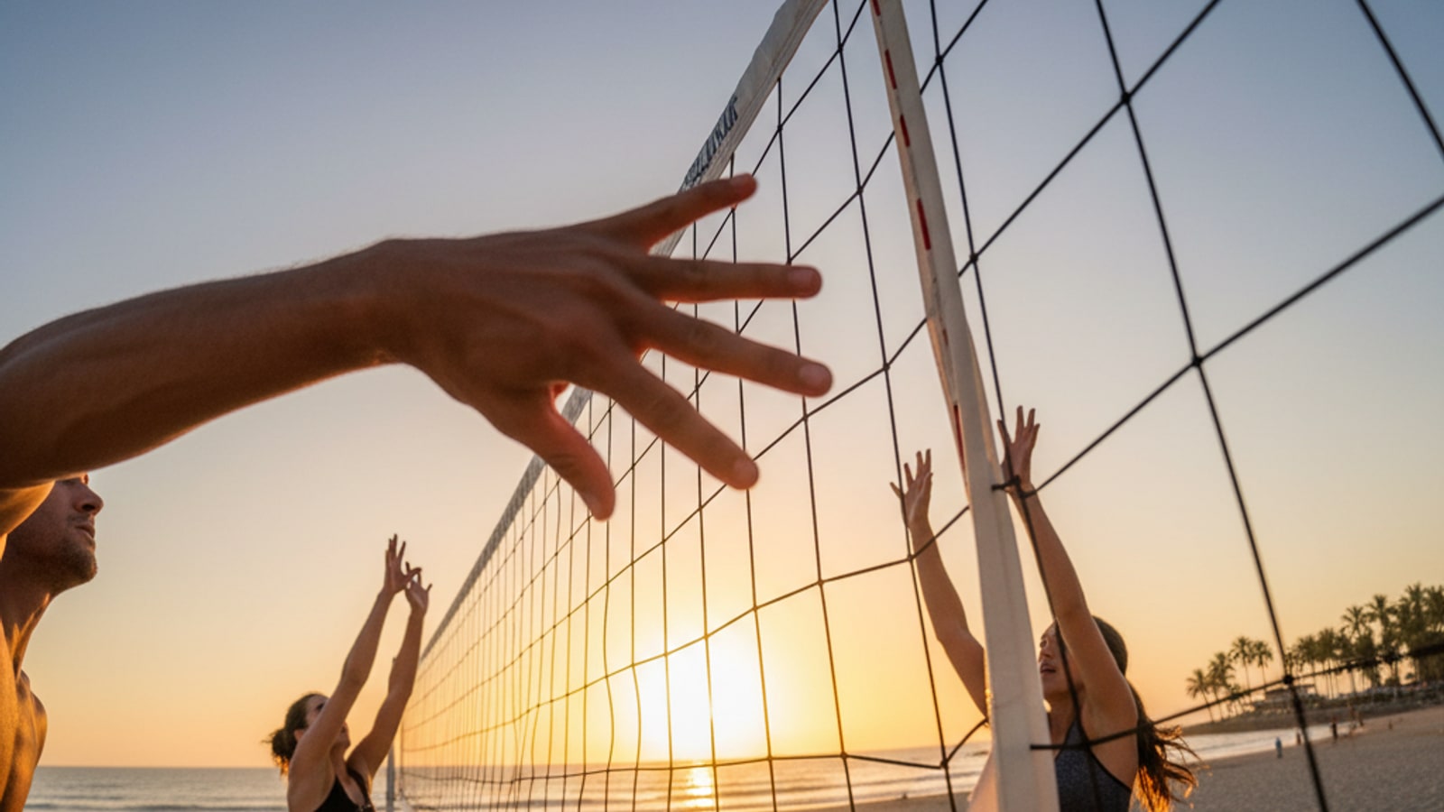 Can you touch the net during the game?