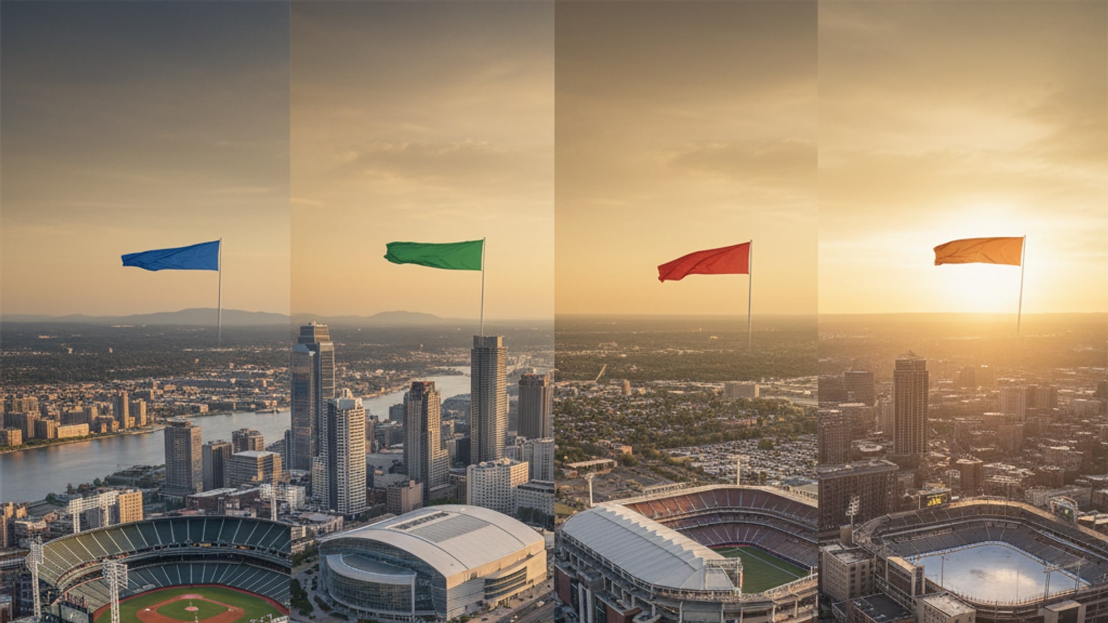 Has any city won all four major championships?