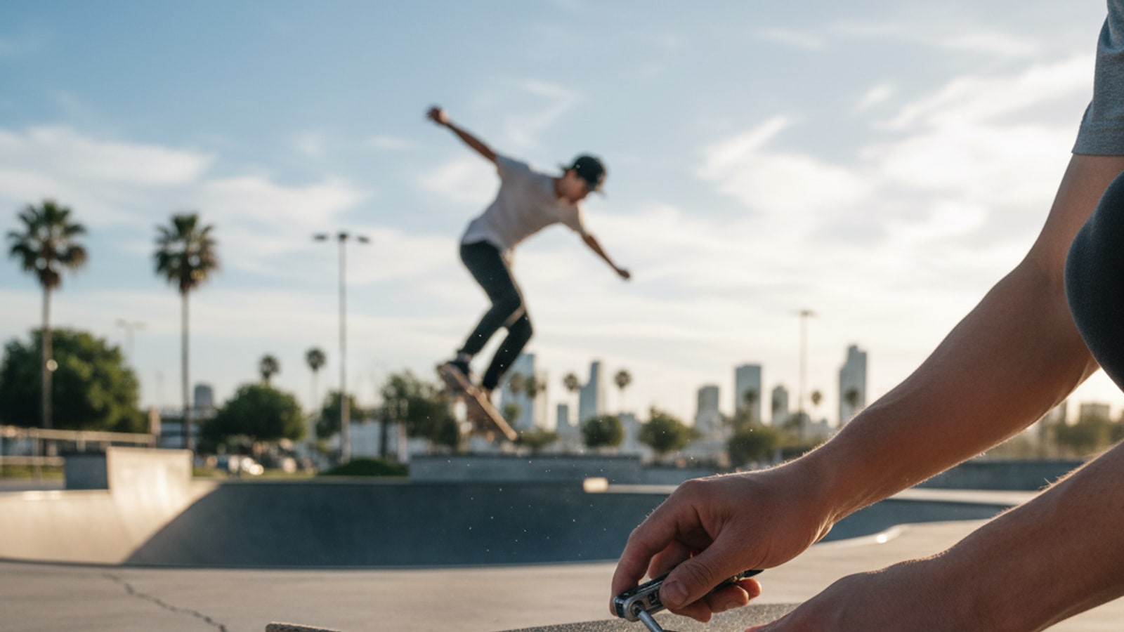 Can you loosen the wheels on a skateboard?