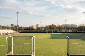 What Is the Length and Breadth of the Hockey Ground in Yards?