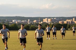 Are There Any College Football Players Out of High School?