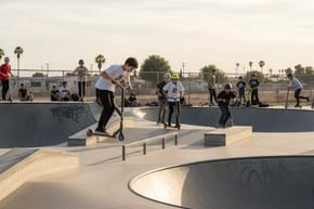 Can You Ride a Scooter in a Skatepark?