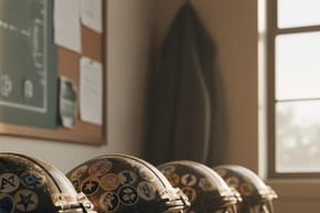 What Do the Stickers on College Helmets Mean?