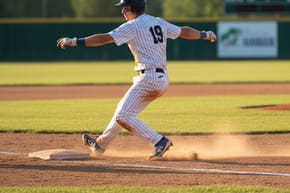 Can a Batter Turn to His Right After Overrunning First Base?