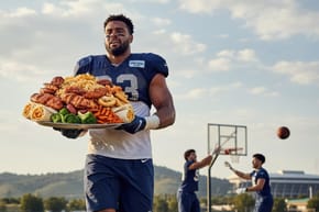 How Many Calories Do Football Players Burn a Day?