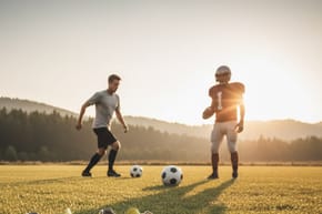 What Makes a Soccer Player Better Than a Football Player?