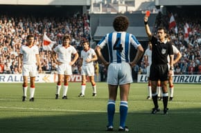 How Did Ray Wilkins Get Sent Off at the World Cup?