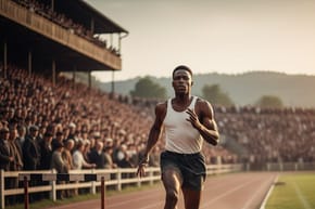 When Did Jesse Owens Break His First World Record?