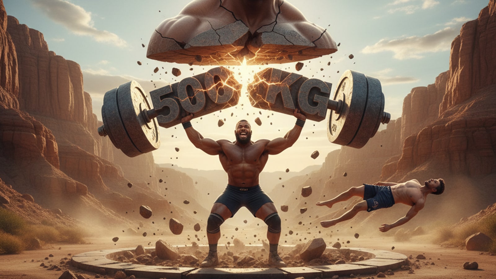 What happened to Eddie Hall when he lifted 500 kg?