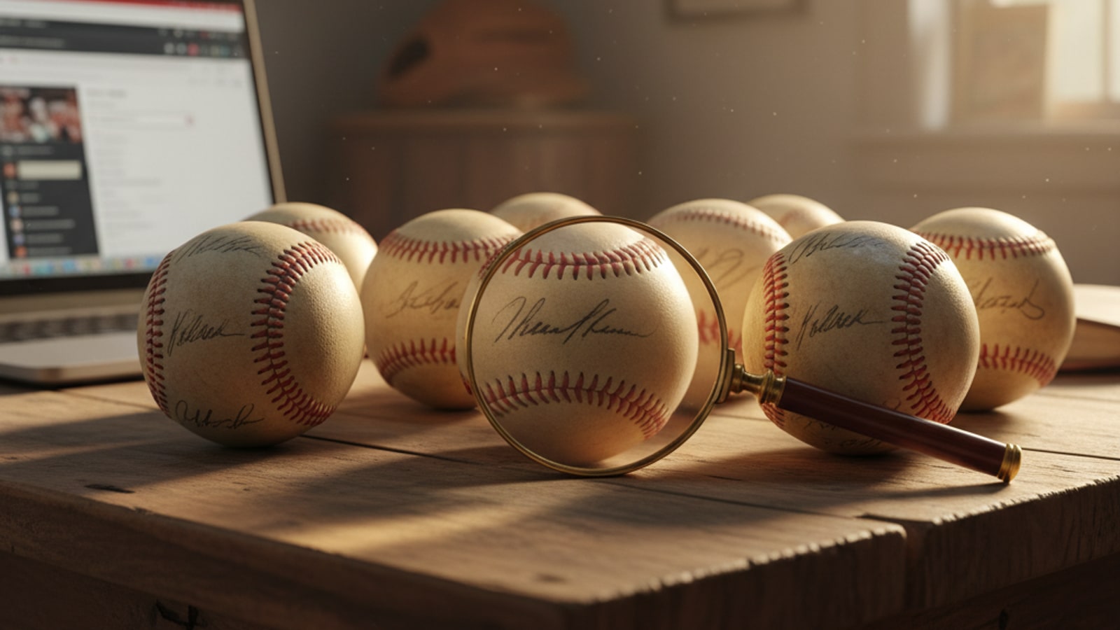 Are there any authentic Mickey Mantle baseballs on eBay?