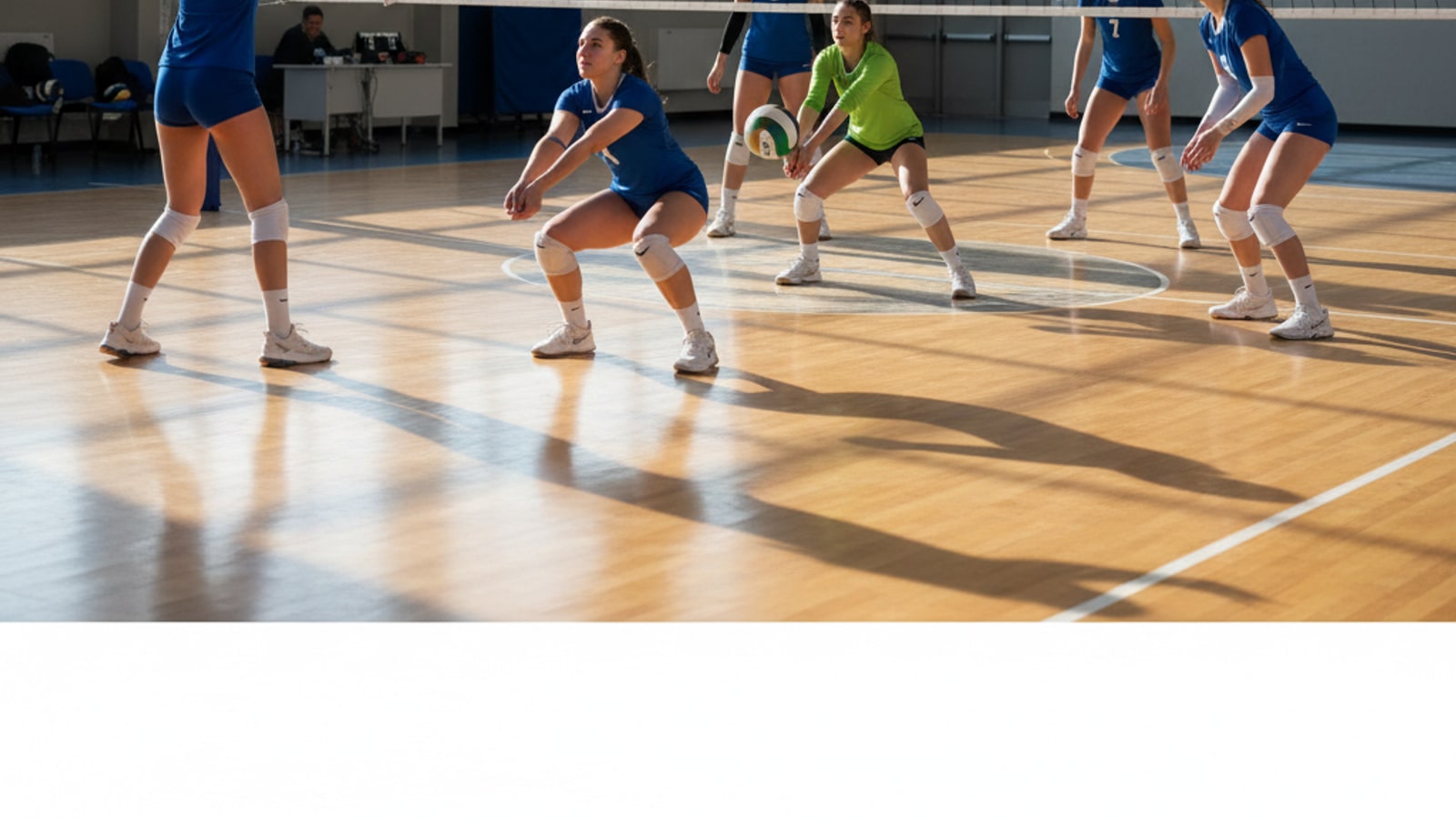 What are the different positions of volleyball players?