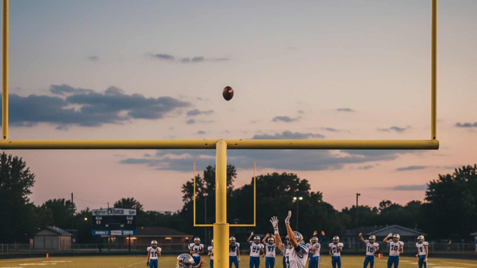 How does a field goal work in high school football?