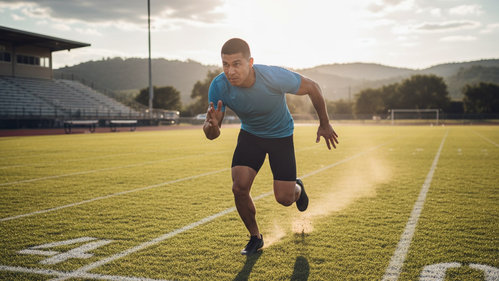 Can a sprinter run the 40-yard dash?