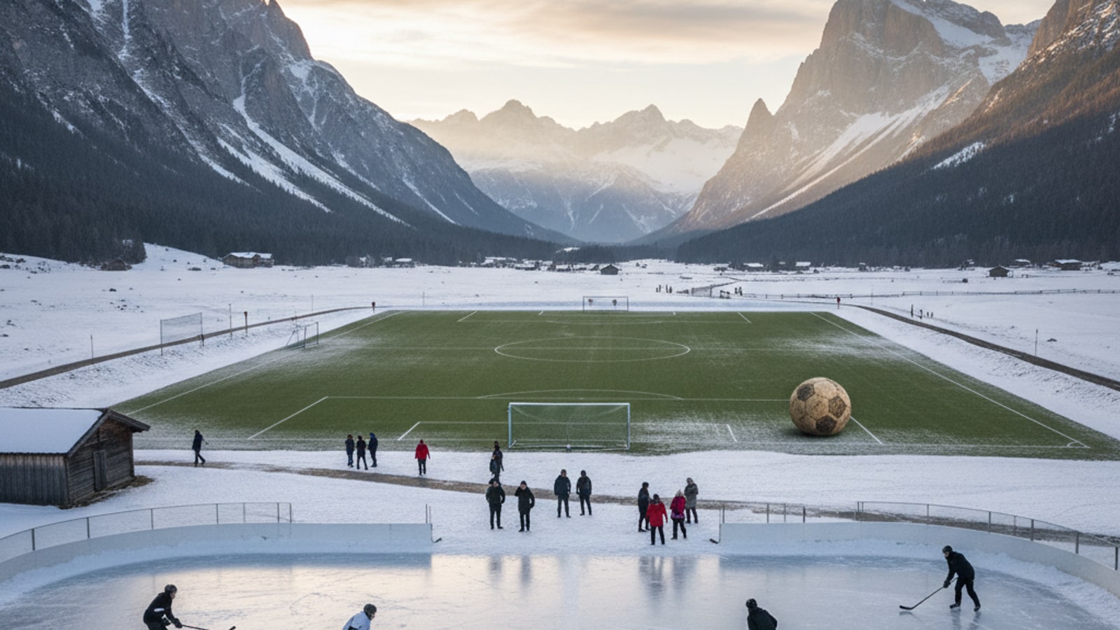 Is ice hockey more popular than soccer?
