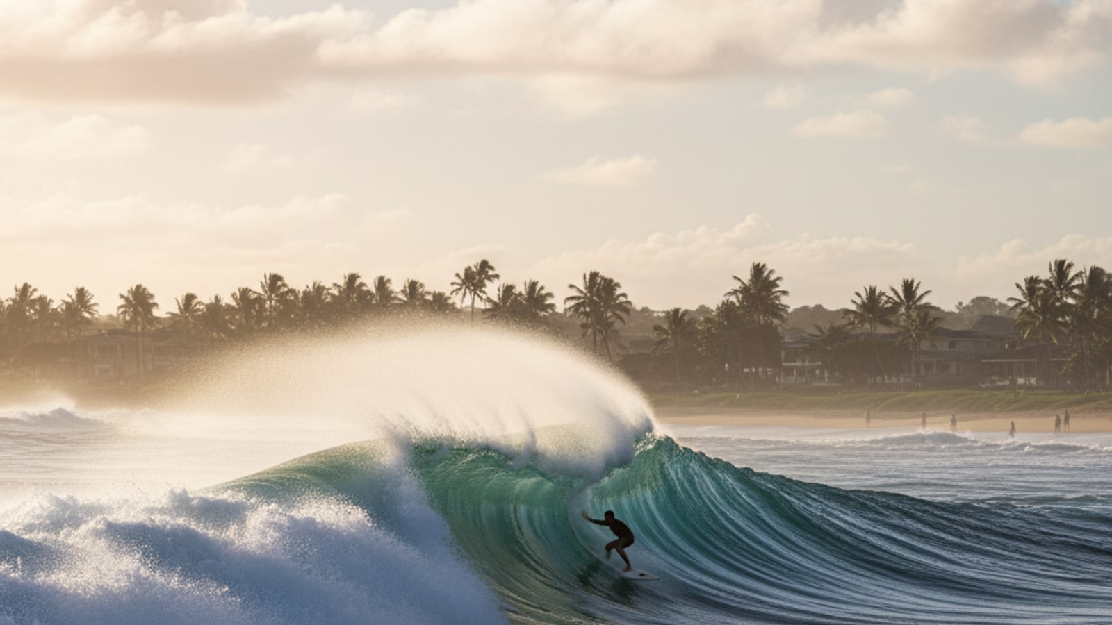 How fast do surfers go at Pipeline?