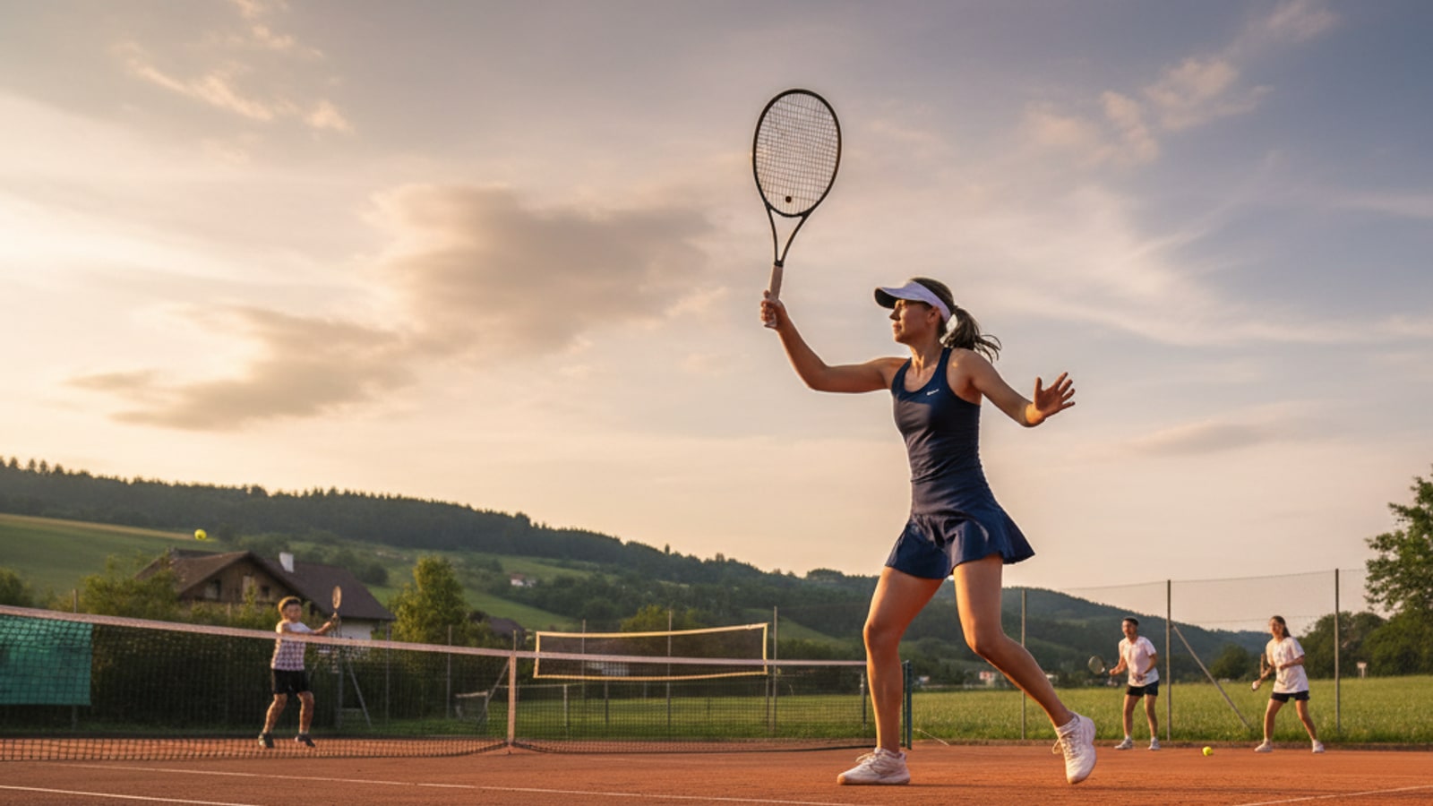 What is a level 4 tennis player?