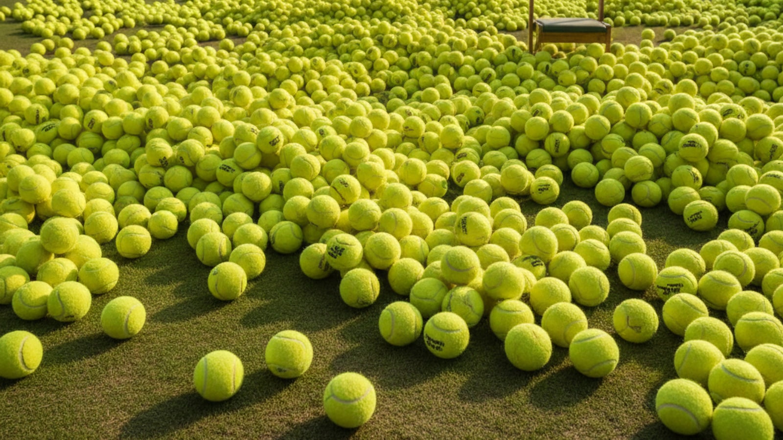 How many tennis balls are used at Wimbledon?