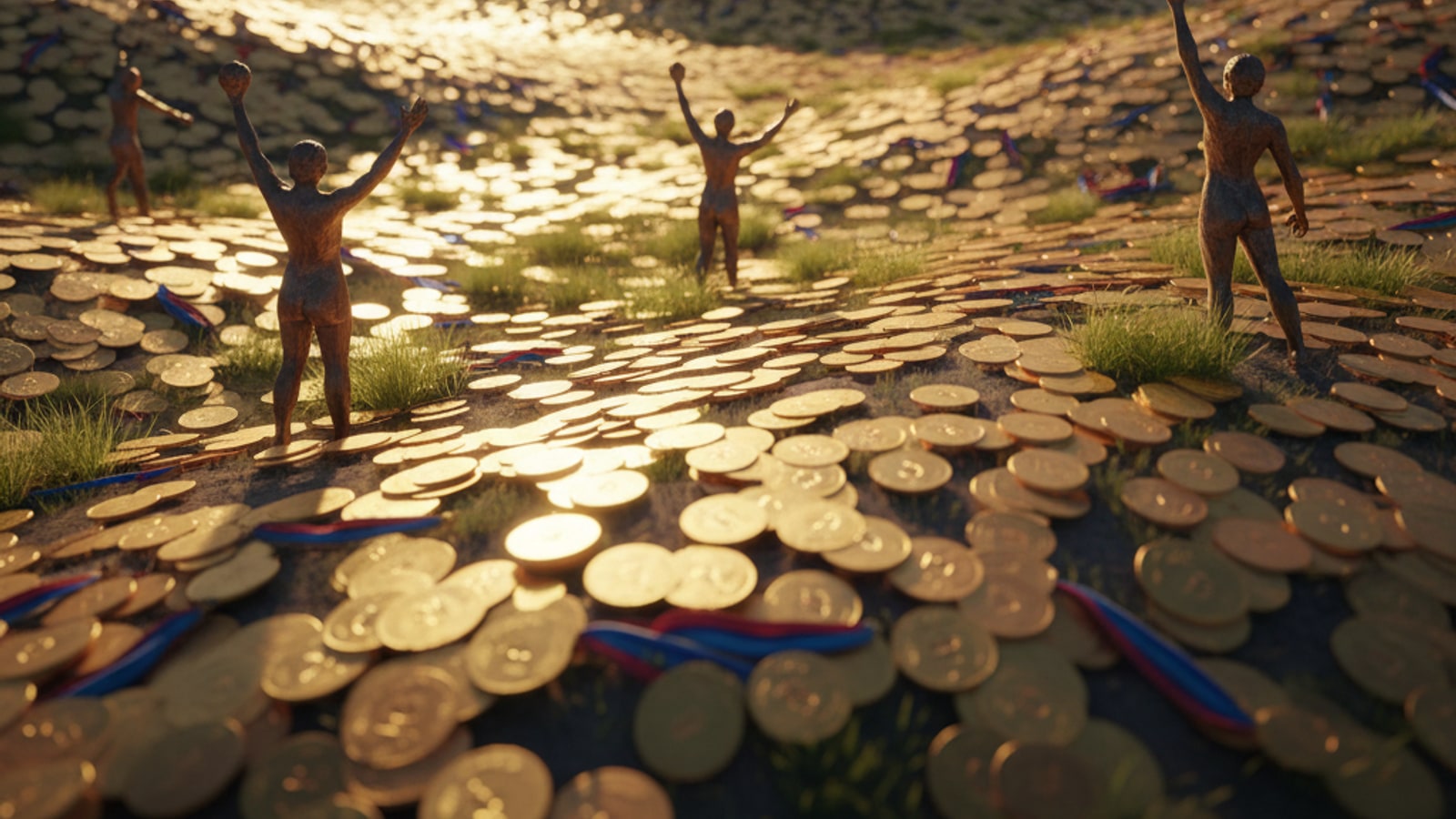 How many Olympic champions are there?